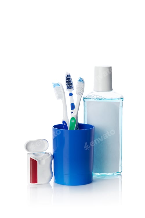 Preview: Toothbrush isolated on white