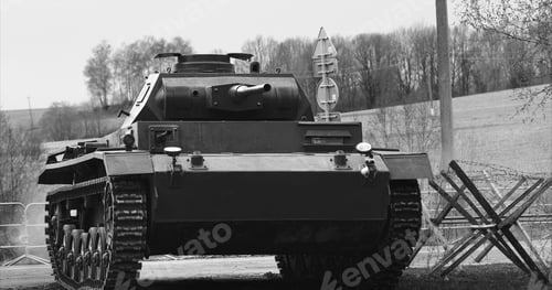 Preview: German Wehrmacht Light Panzer Tank Moves Into Position. German Wehrmacht World War Ii Automotive