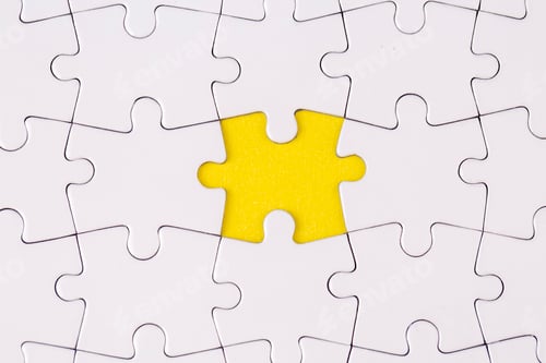 Preview: Missing jigsaw puzzle pieces.