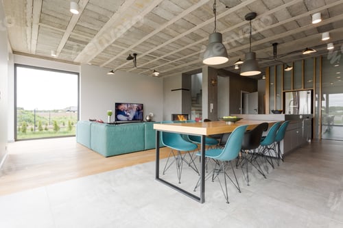 Preview: Modern house with concrete roof
