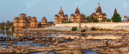 Preview: Royal cenotaphs of Orchha, Madhya Pradesh, India