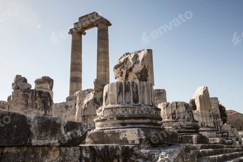 Preview: View of Temple of Apollo in antique city of Didyma, Aydin,Turkey
