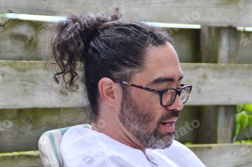Preview: Portrait of mature Latino man