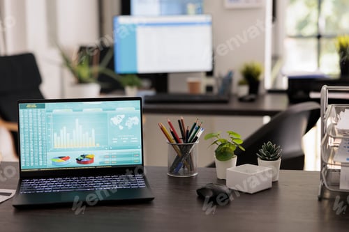 Preview: World stock market data on portable computer screen