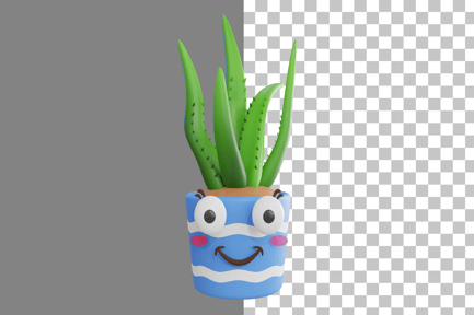 Preview: Cute Plant 3D Icon