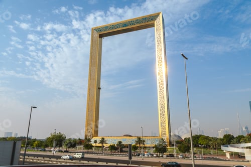Preview: Dubai Frame in Zabeel Park in Dubai