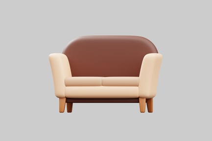 Preview: Two-tone modern armchair