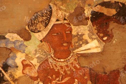 Preview: Ajanta caves, Maharashtra, India, UNESCO World Heritage Site.