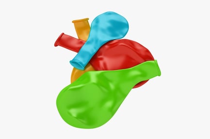 Preview: Deflated Balloons: Vibrant Colors