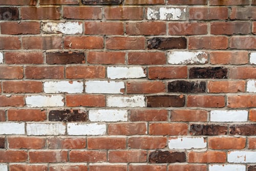 Preview: old red brick wall texture background