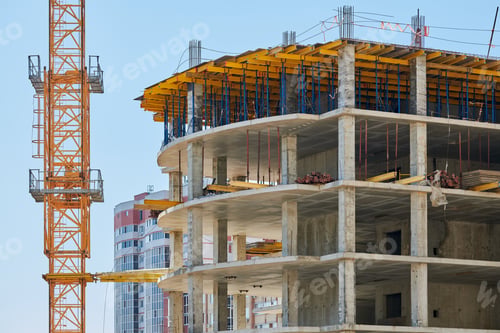 Preview: Scaffolding on construction site