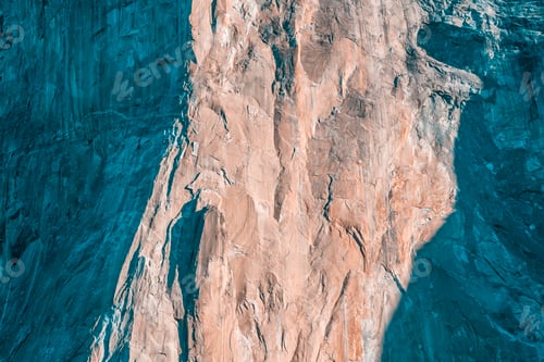 Preview: Texture of the Gran Capitan mountain in Yosemite, California