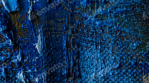 Preview: Canvas with blue pain