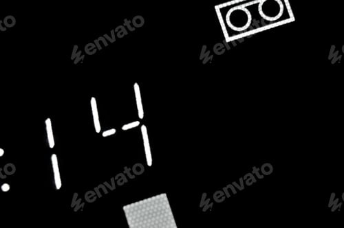 Preview: Macro shot-display of the broadcast video player
