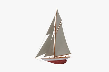 Preview: Two-masted sailboat with billowing sails
