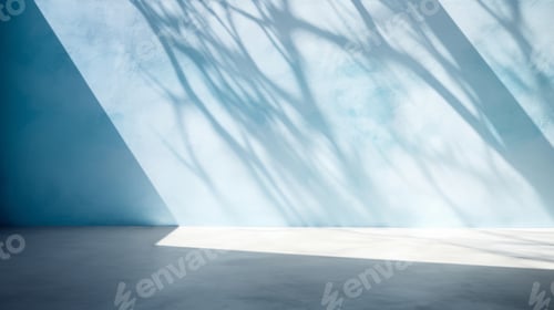 Preview: A light background with shadows on the wall for product presentations