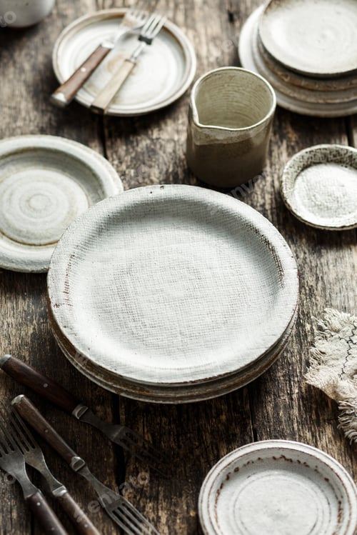Preview: Set of ceramic tableware