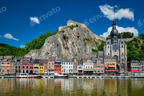 Preview: View of picturesque Dinant town. Belgium