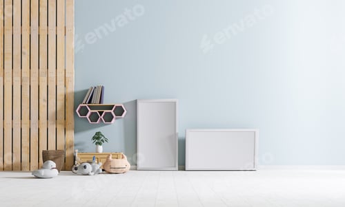 Preview: kid room mockup design