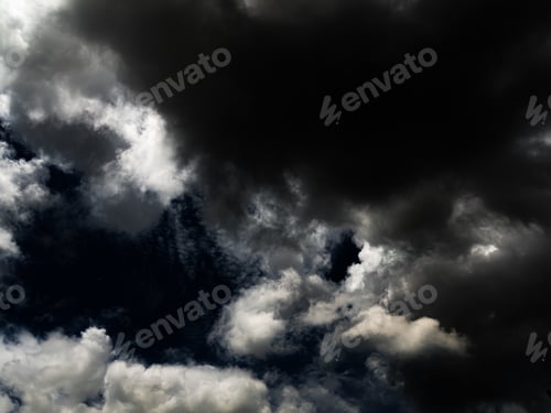 Preview: Cloud storm sky dark halloween background