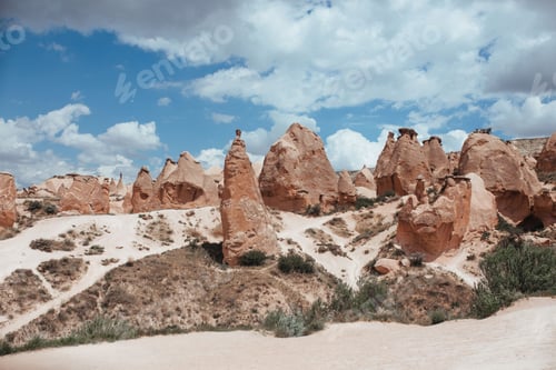 Preview: beautiful rocks in goreme cappadocia