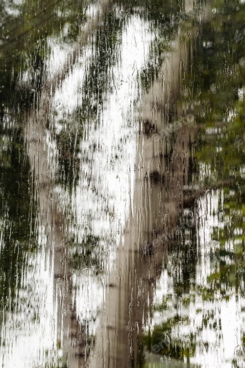 Preview: Pouring rain covering the window