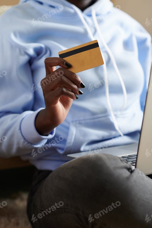 Preview: Woman Making Purchases Online