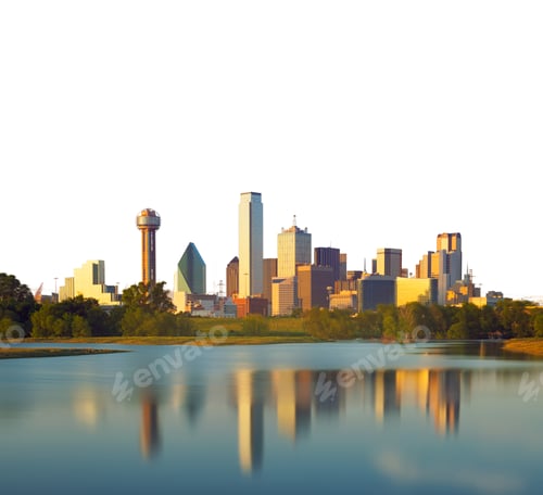 Preview: Reflection of Dallas City, Texas, USA