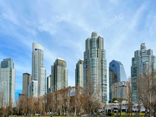 Preview: Skyscrapers in a residential area of Puerto Madero, Buenos Aires, Argentina