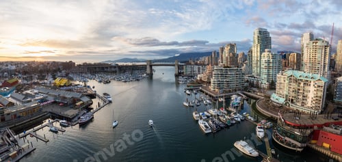 Preview: Aerial view of the residential buildings in False Creek