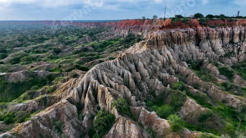 Preview: View of the dramatic lunar landscape in Angola