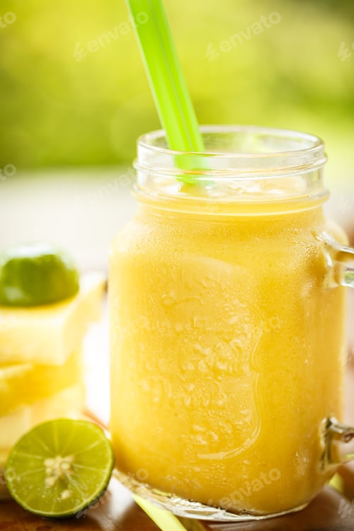 Preview: Smoothies pineapple with lime