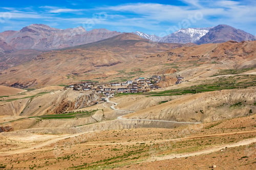 Preview: Kibber village in Himalayas, Himachap Pradesh, India
