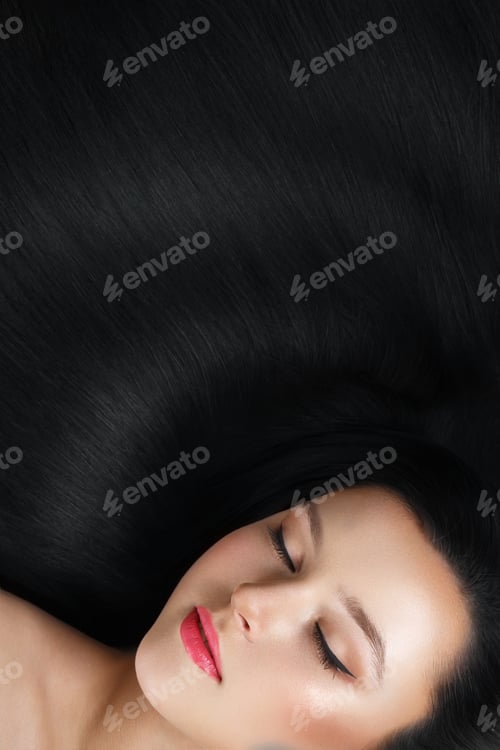 Preview: girl with beautiful long hair