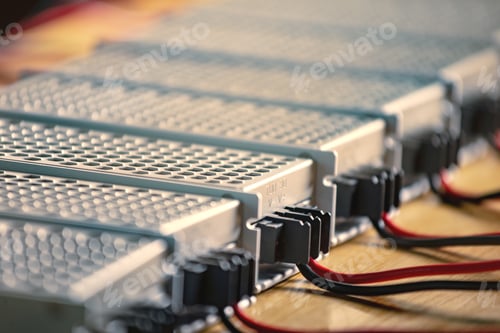 Preview: Metal mesh cases of power supply and wires