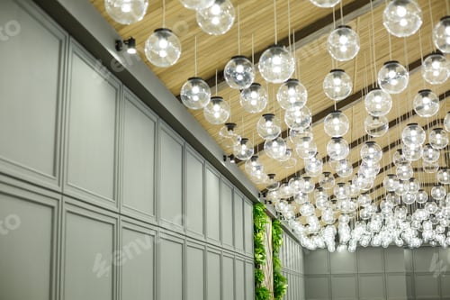 Preview: LED lamps in chandeliers indoors