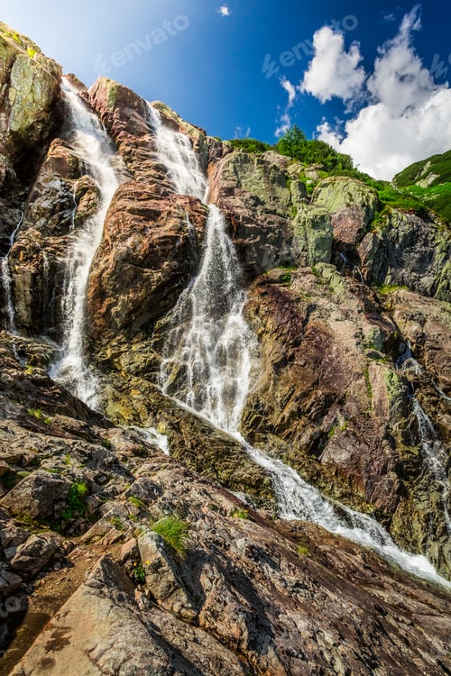 Preview: Waterfall Siklawa in the Tatras in Poland