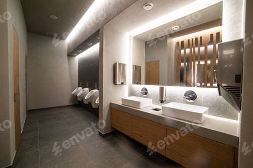 Preview: modern luxury public restrooms