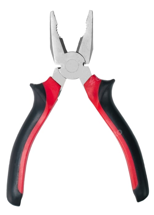 Preview: Pliers on white background isolate