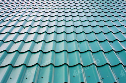 Preview: green tiles roof background