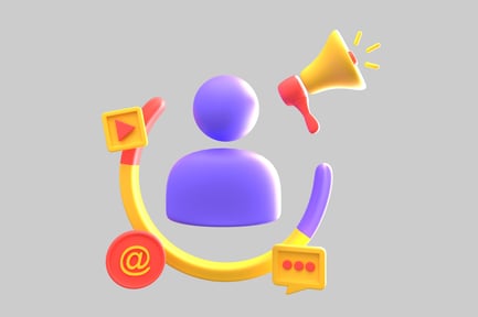 Vorschau: Marketing-Avatar mit Elementen