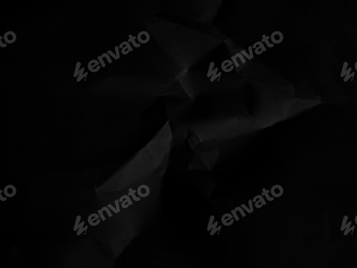 Abstrato de fundo preto de papel enrugado