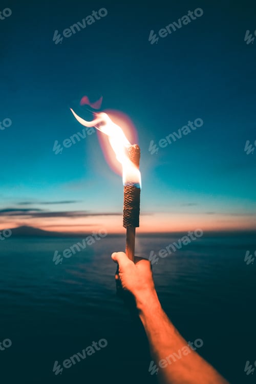 Preview: First person view of arm with torch