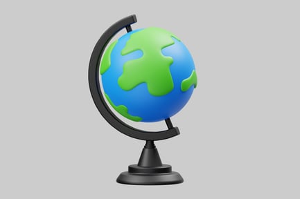 Aperçu: Globe simple avec support