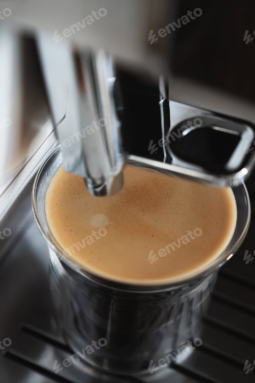 Preview: Espresso shot and coffee machine