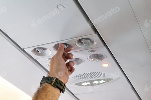 Preview: Activating the Air Vent on an Airplane