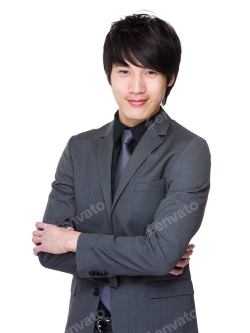 Preview: Asian Young businessman portrait