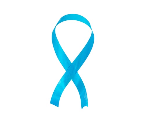 Preview: Blue awareness ribbon,disease symbol