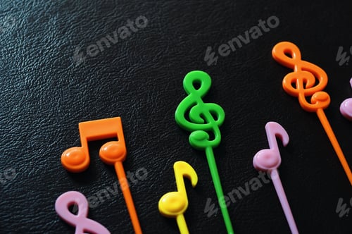 Preview: The Colorful music not on leather floor