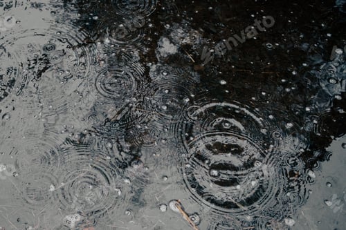 Preview: Puddle in rain